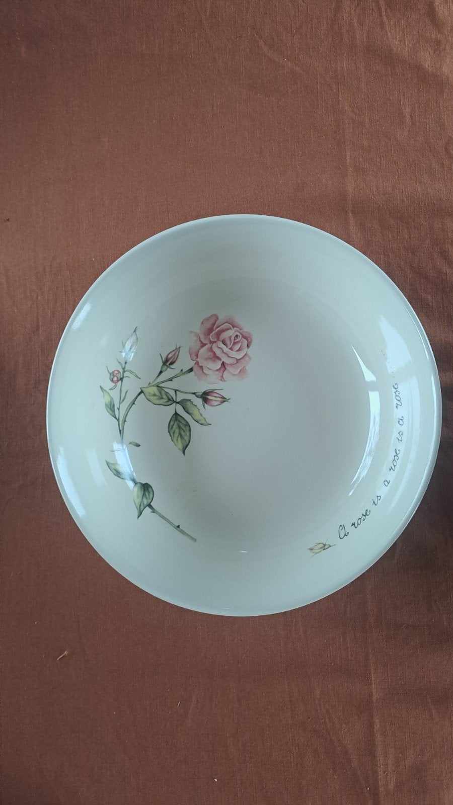 schaal A rosé is a rose. 3 stuks, Ophalen of Verzenden, Zo goed als nieuw, Overige stijlen, Schaal of Schalen