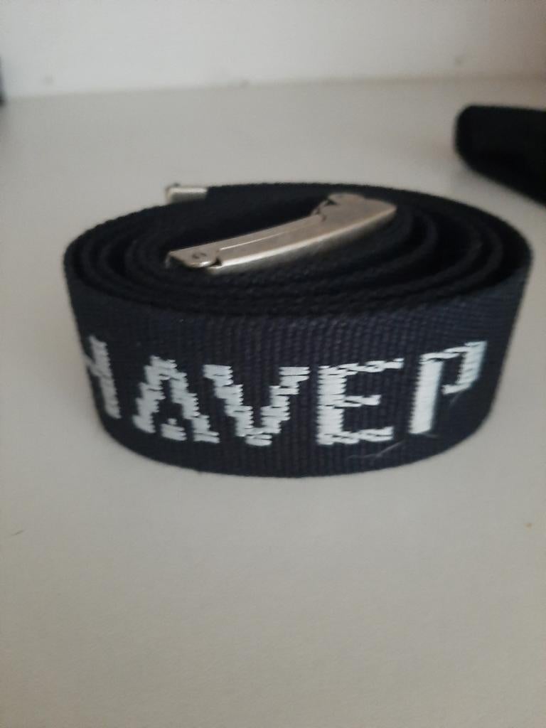 Zwarte Havep riem met gesp, Kleding | Heren, Ophalen of Verzenden