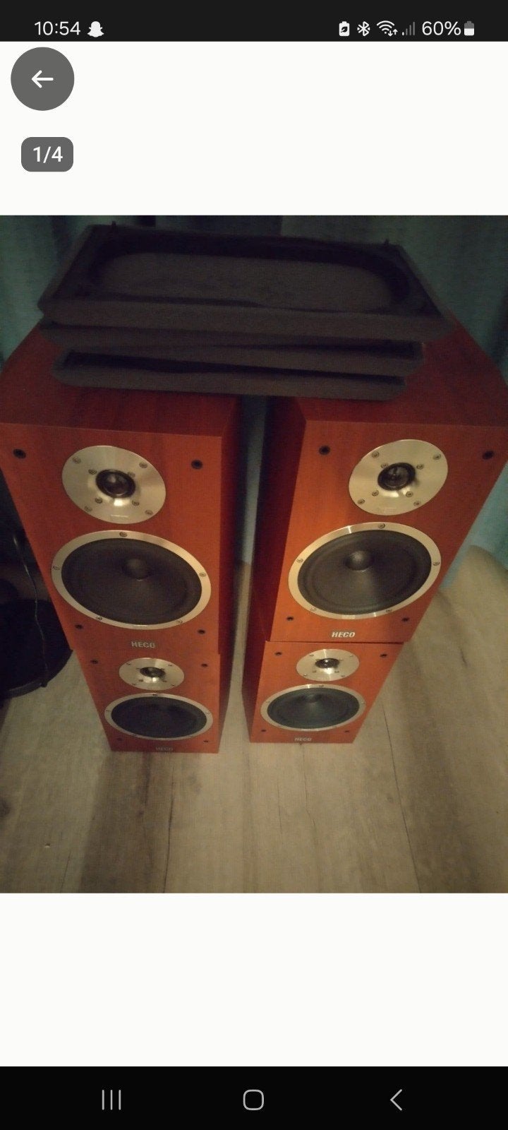 4 Heco Metas 300 speakers - setprijs
