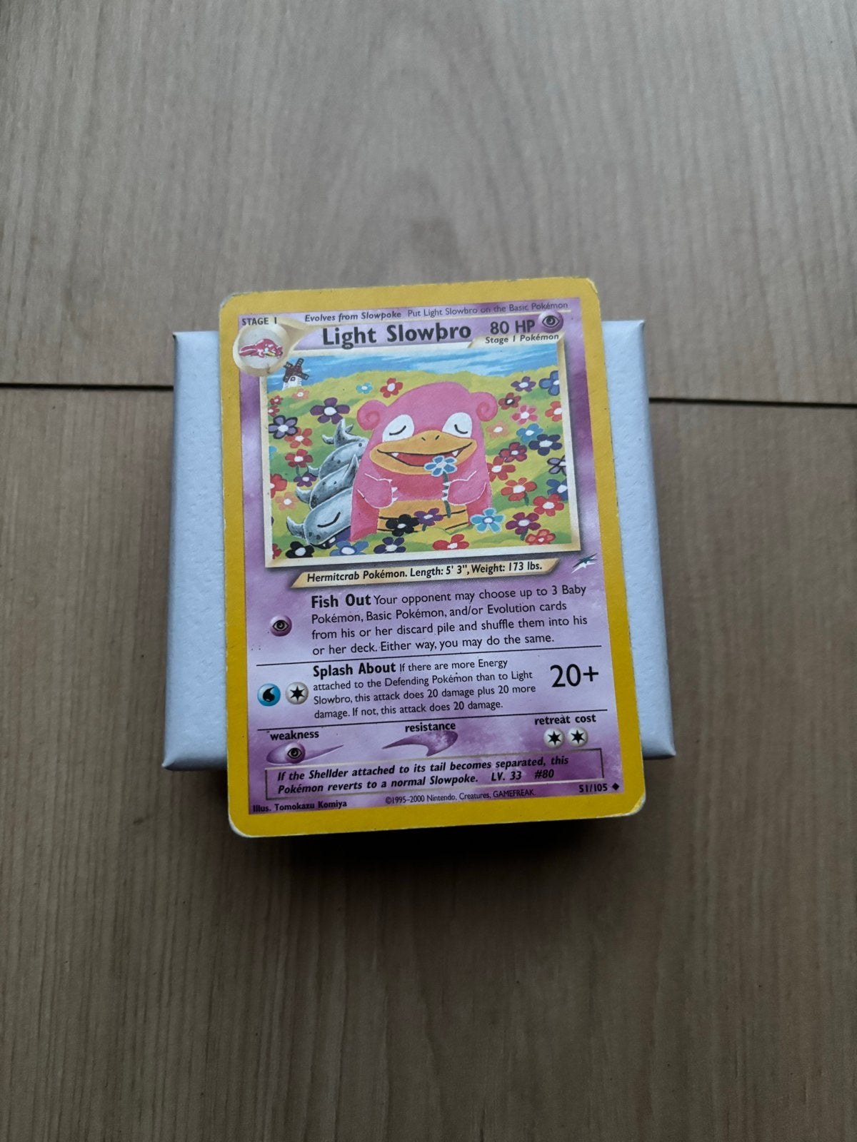 Pokémon kaarten: Light Slowbro, Lickitung, Ponyta, Voltorb,, Ophalen of Verzenden, Gebruikt, Meerdere kaarten