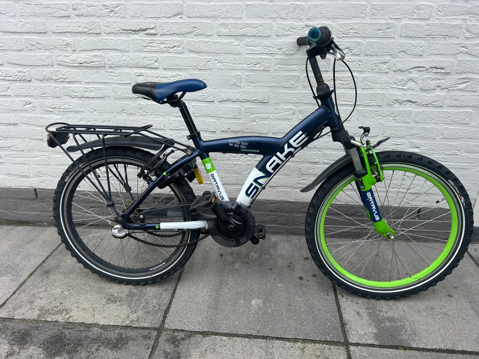 Batavus kinderfiets Snake veel gebruikt 22inch, Ophalen of Verzenden, Gebruikt
