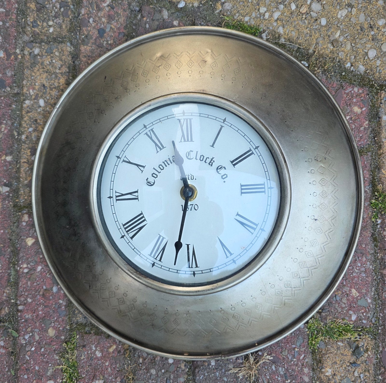 Vintage wandklok, Ophalen