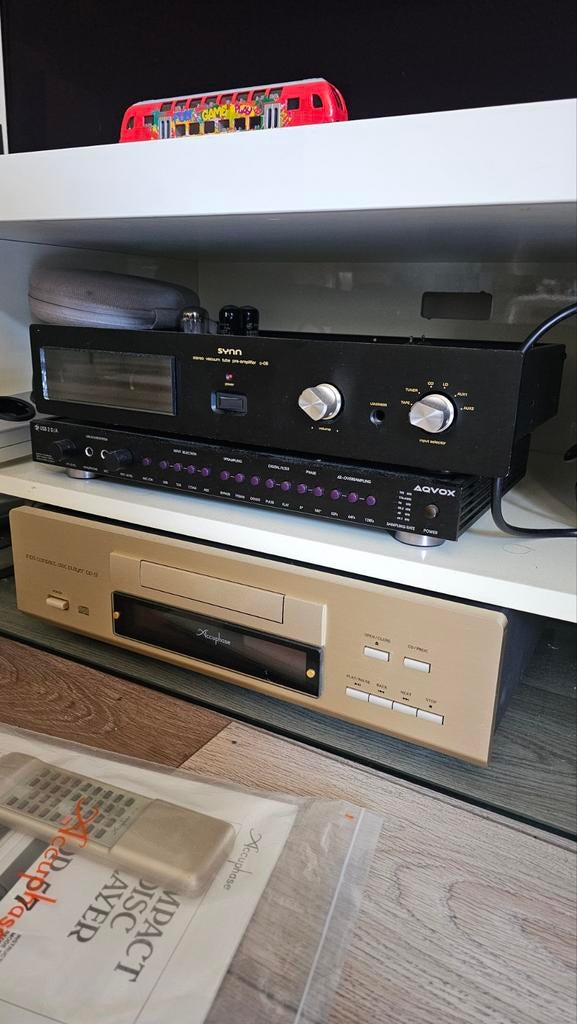 Accuphase DP-57 CD-speler met afstandsbediening en handleidi, Ophalen, Zo goed als nieuw, Overige merken