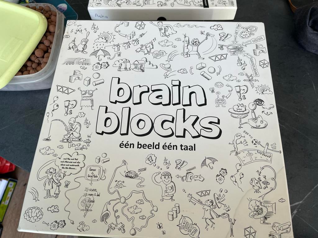 Brain Blocks: Een beeld één taal - Educatief spel, Ophalen of Verzenden, Zo goed als nieuw