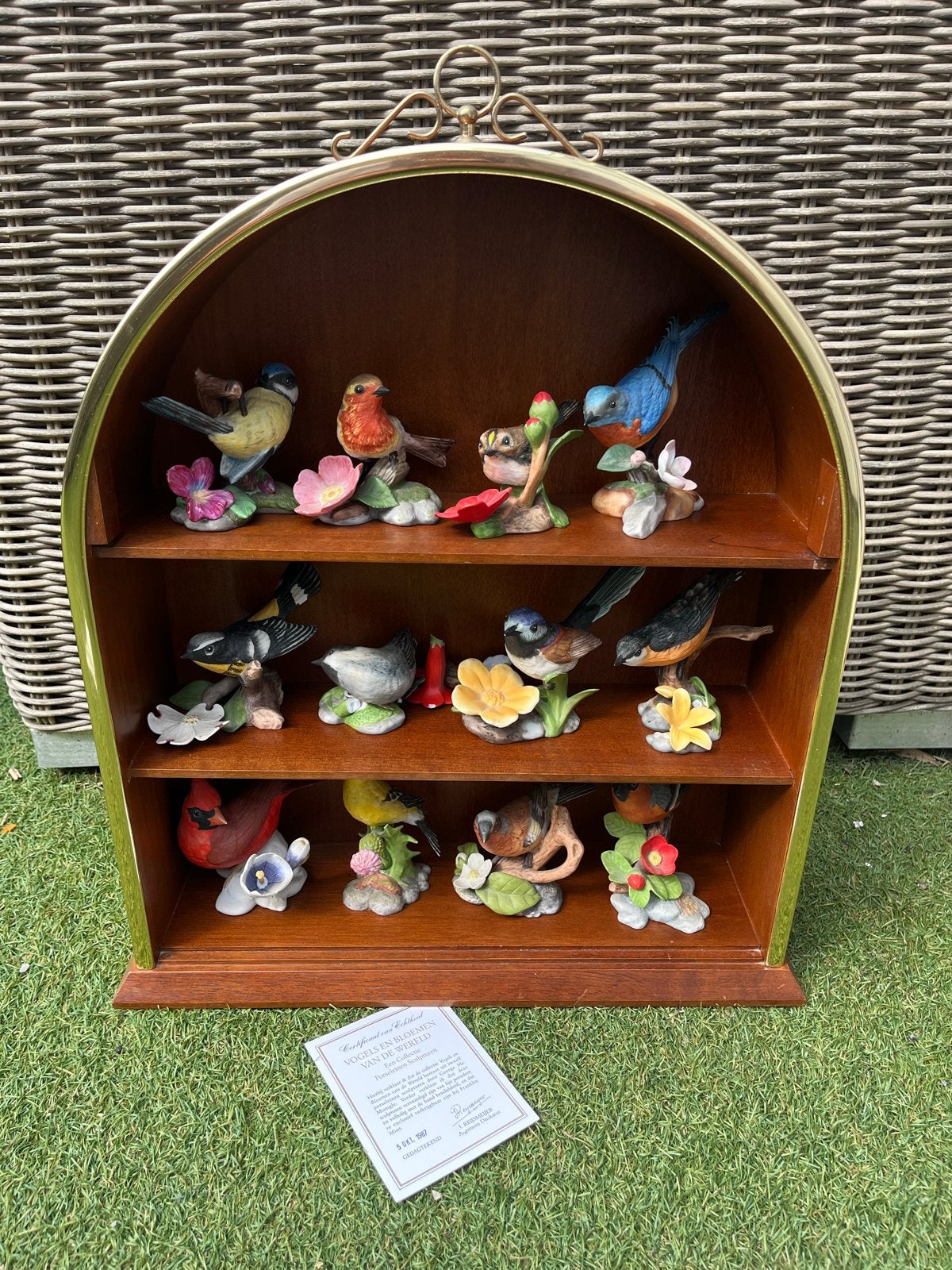 Franklin Mint Porseleinen Vogels en Bloemen Collectie, Verzamelen, Ophalen of Verzenden, Zo goed als nieuw, Dier