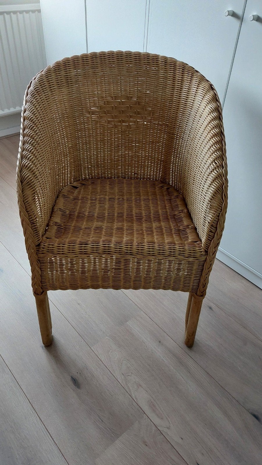 Rieten stoel gratis af te halen, Ophalen, Gebruikt, Bruin, Eén