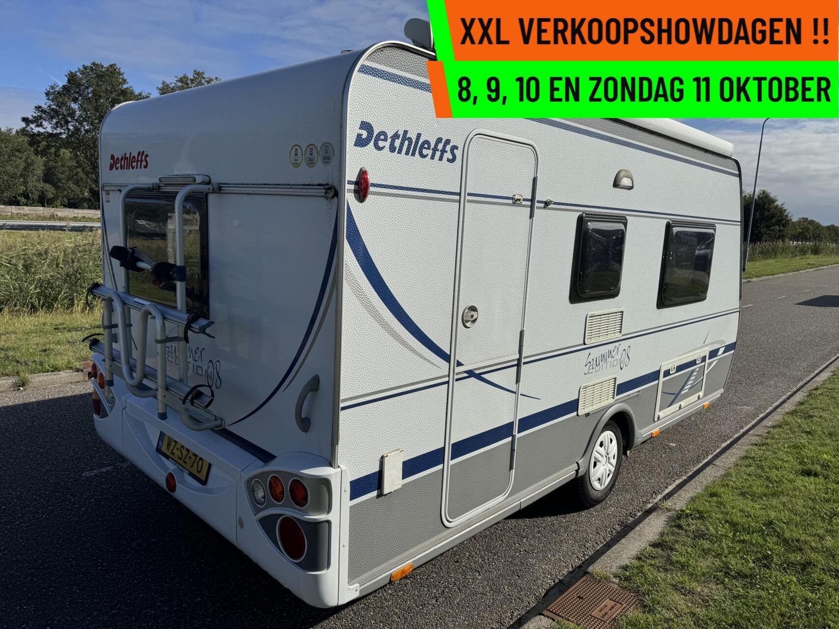 Dethleffs EF 3 - XXL VERKOOPSHOW 8,9,10 & 11 OKT. 10-17 UUR, Tot en met 2, Bedrijf, Treinzit, 750 - 1000 kg
