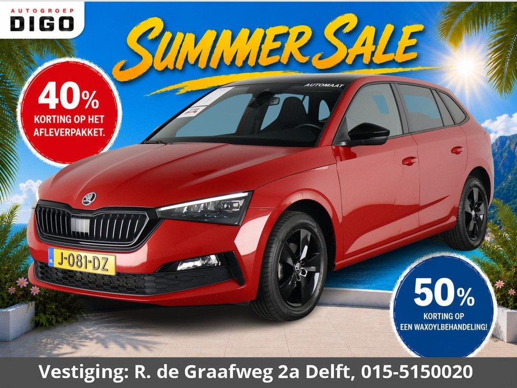 Skoda Scala 1.0 TSI Sport Business Automaat | Panoramadak |, Auto's, Skoda, Scala, Gebruikt, 49 €/maand, Origineel Nederlands