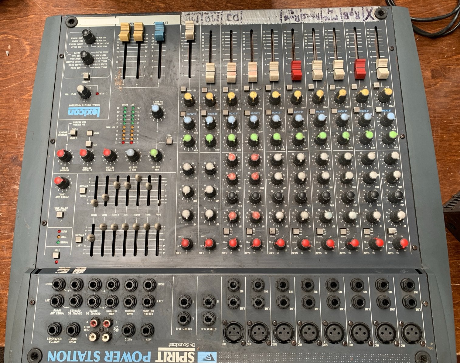 Soundcraft Spirit Power Station Mengpaneel, Ophalen, Gebruikt