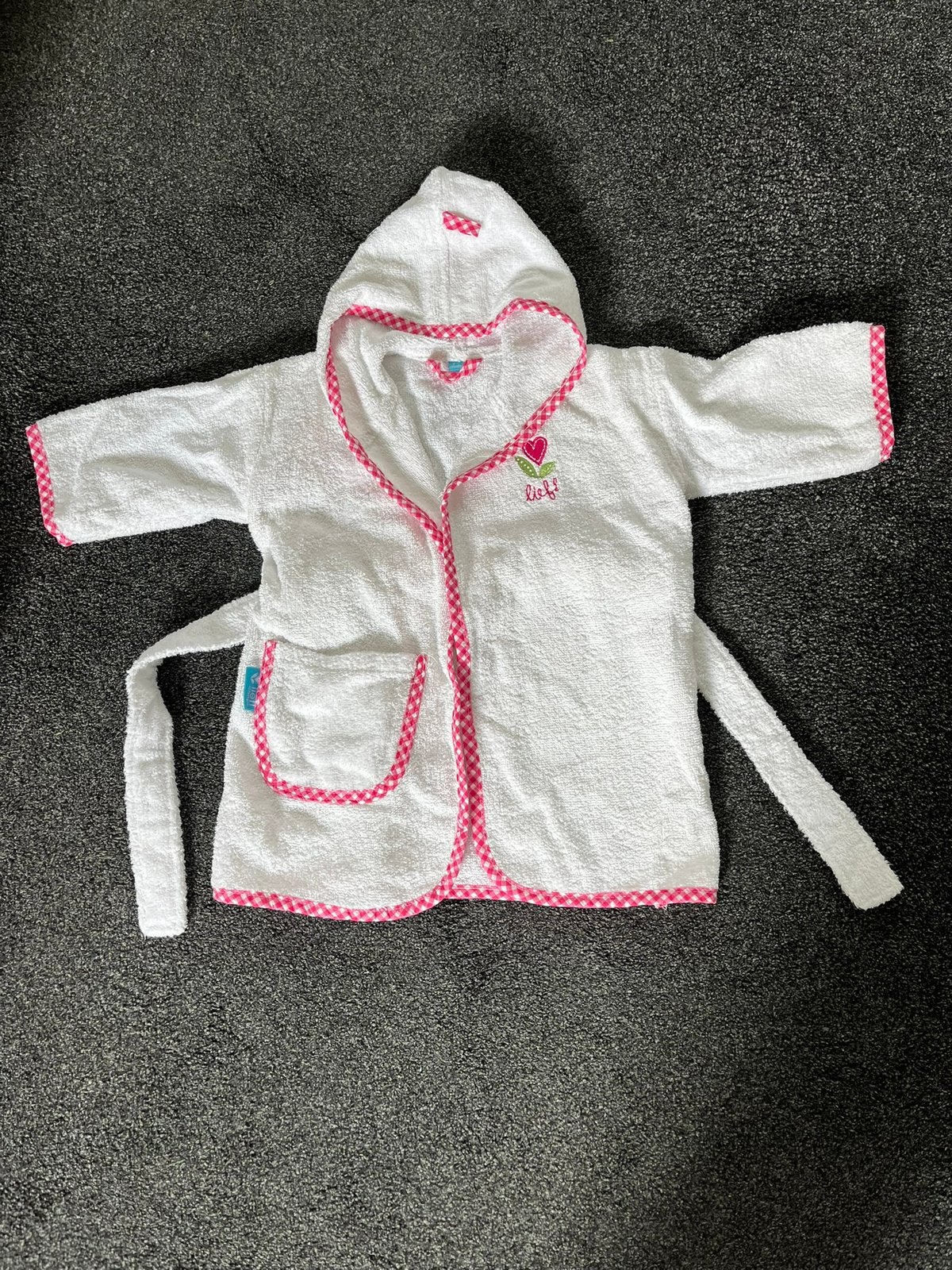 Lief badjas 0-12 maand, Ophalen of Verzenden, Zo goed als nieuw, Jongetje of Meisje, Nacht- of Onderkleding