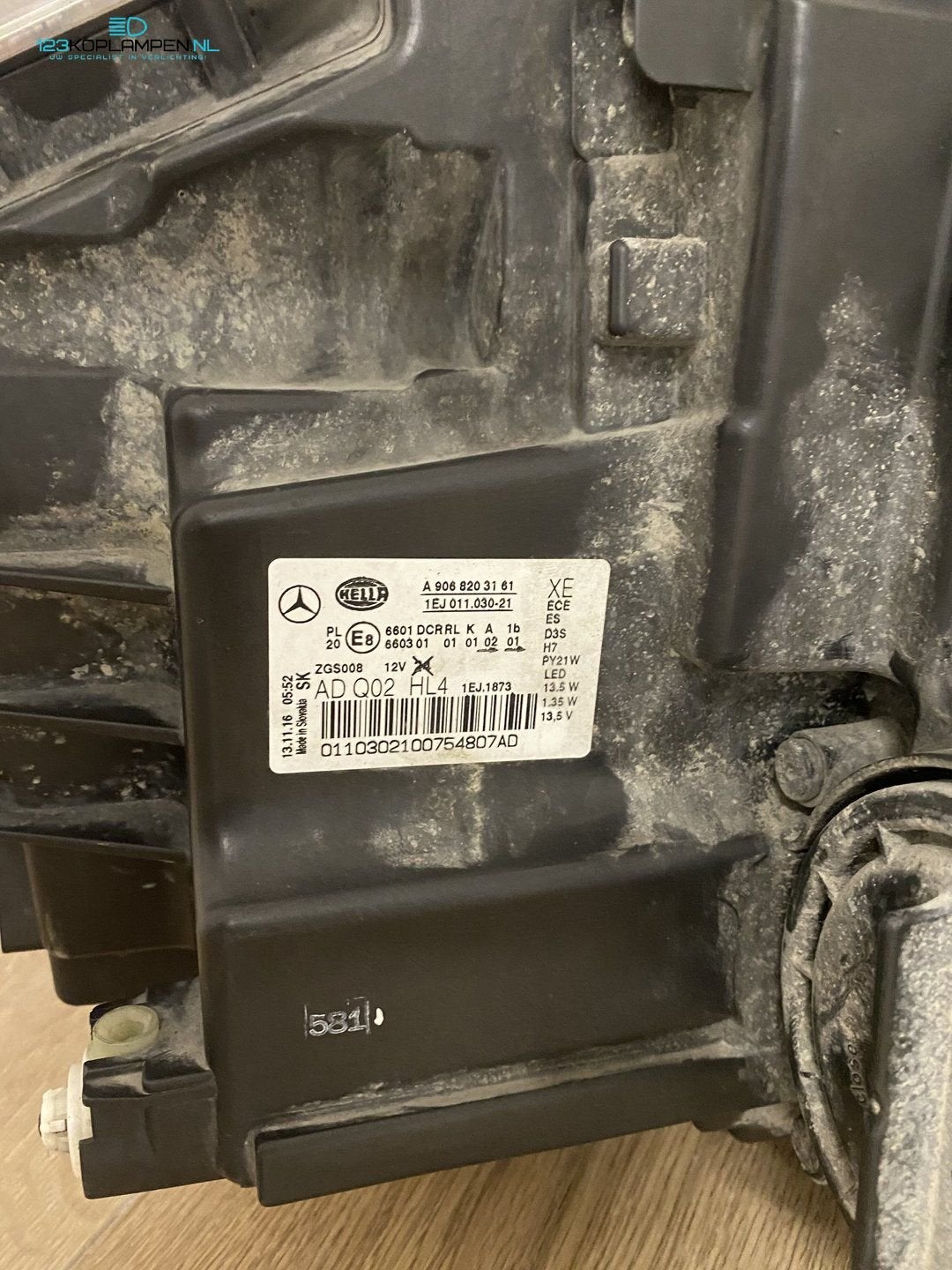 Mercedes Sprinter W906 facelift Xenon Led koplamp links, Gebruikt, -, Ophalen of Verzenden, -