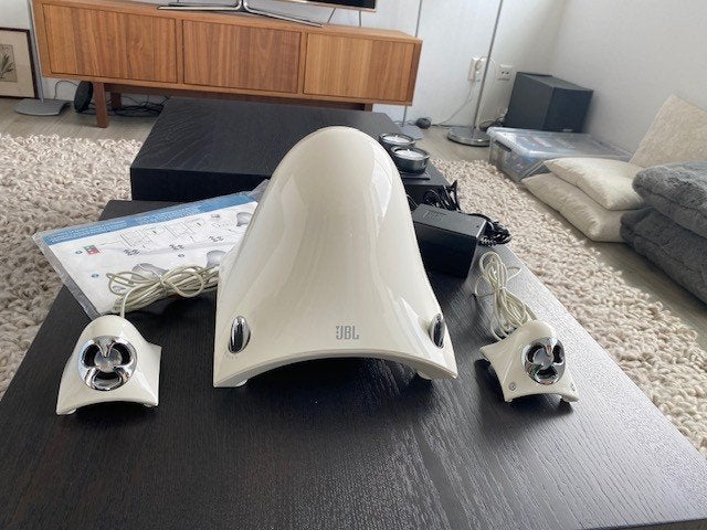 JBL Creature speakers en subwoofer, Computers en Software, Pc speakers, Zo goed als nieuw, Ophalen