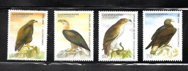 VOGELS POSTFRISSE ZEGELS. Jaar n.n. georgie, Ophalen of Verzenden, Postfris, Dier of Natuur