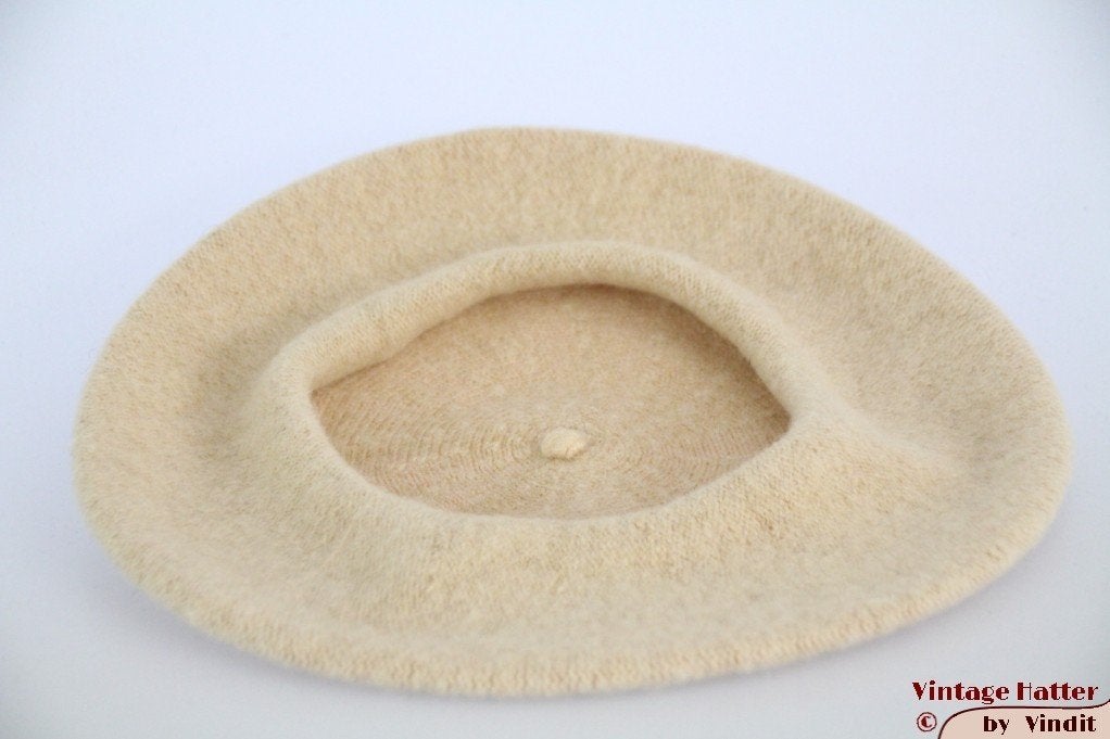 Alpino Baret creme wit geweven 53-59 one size fits all nieuw, Ophalen of Verzenden, Nieuw, Maat 38/40 (M), Muts