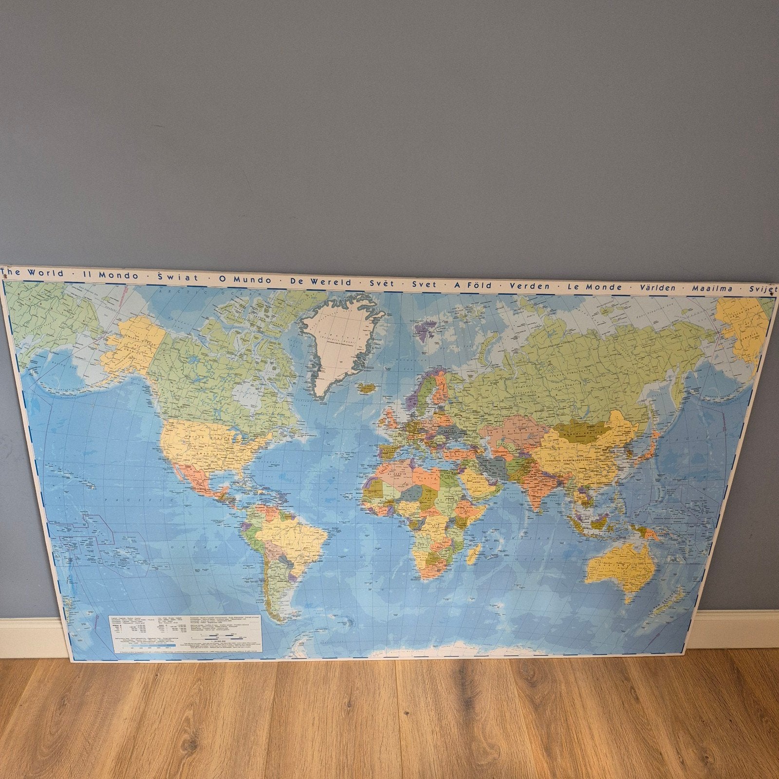 wereldkaart, Diversen, Ophalen, Gebruikt, -, -