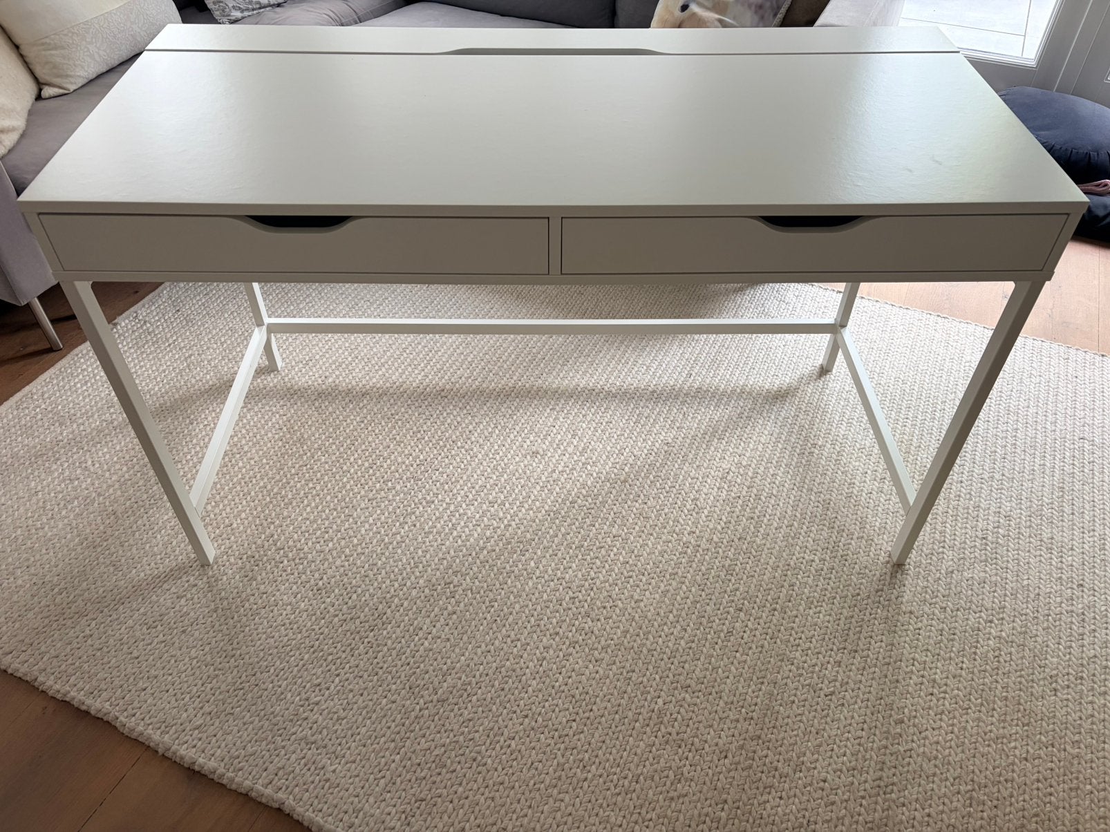 Wit bureau, Huis en Inrichting, Ophalen, Scandinavisch, Zo goed als nieuw, IKEA