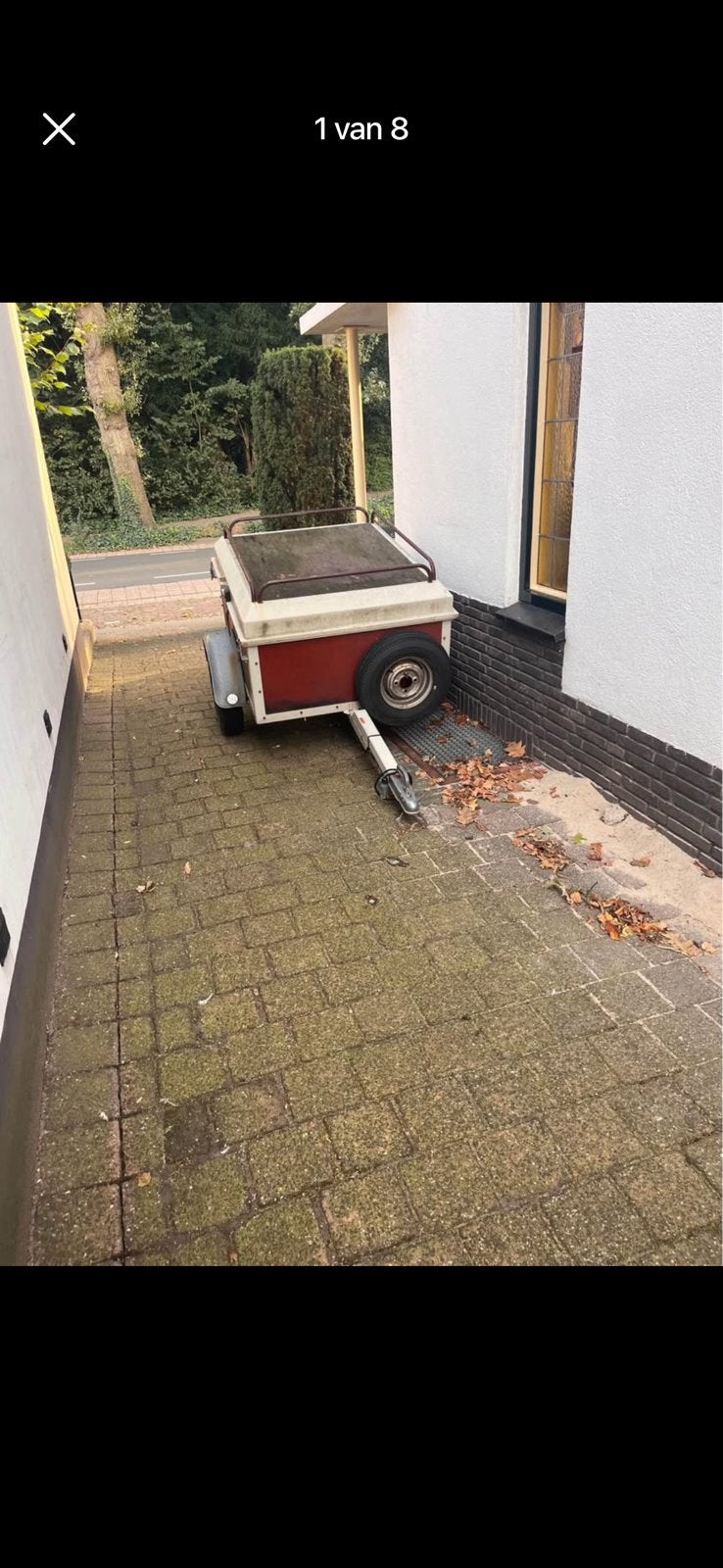 Bagagewagen / vakantiewagemtje / aanhanger, Ophalen, Gebruikt