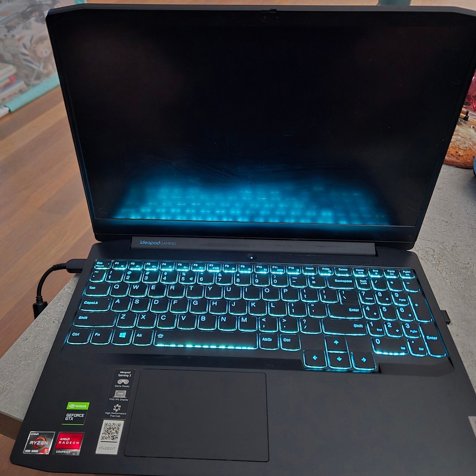 Game laptop Lenovo ideapad gaming 3, Ophalen, 2 tot 3 Ghz, AMD ryzen 5, 512 GB