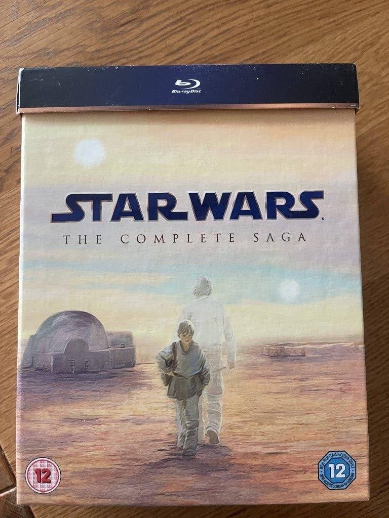 Star Wars The Complete Saga 6 Films op Blu Ray, Engels, Verzenden, Zo goed als nieuw, Blu-ray