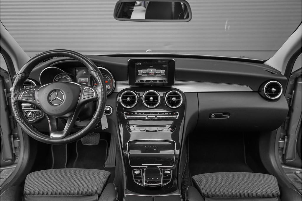 Mercedes-Benz C-Klasse 180 Avantgarde Schuifdak PDC Stoelver, Automaat, 12 maanden, Leder en Stof, 1595 cc