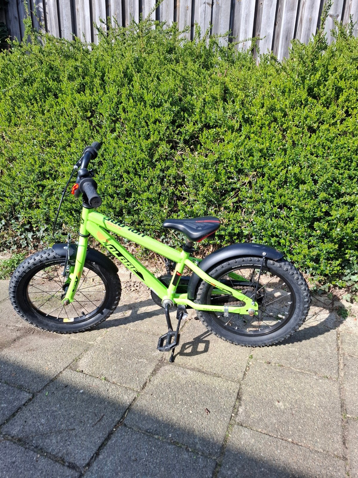 Volare kinderfiets 4-6 jaar (16 inch) - Groen, Fietsen en Brommers, Fietsen | Kinderfietsjes, Ophalen, Terugtraprem, Zijwieltjes