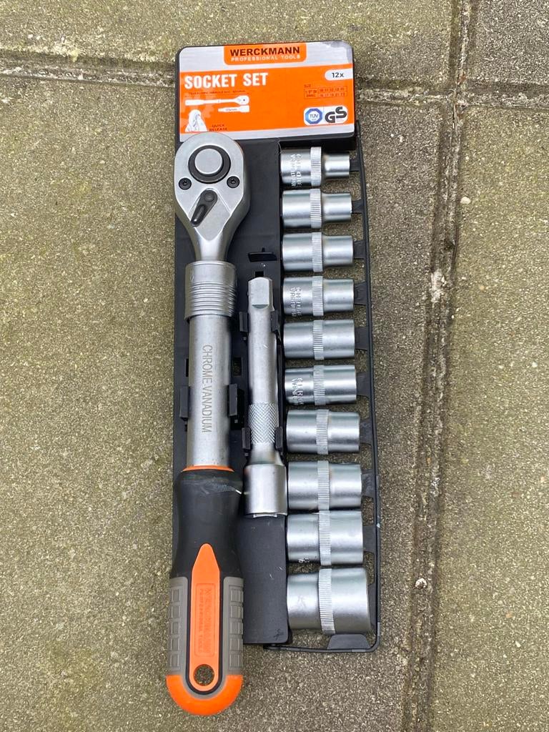 Werckmann Socket Set 12x, Ophalen, Nieuw