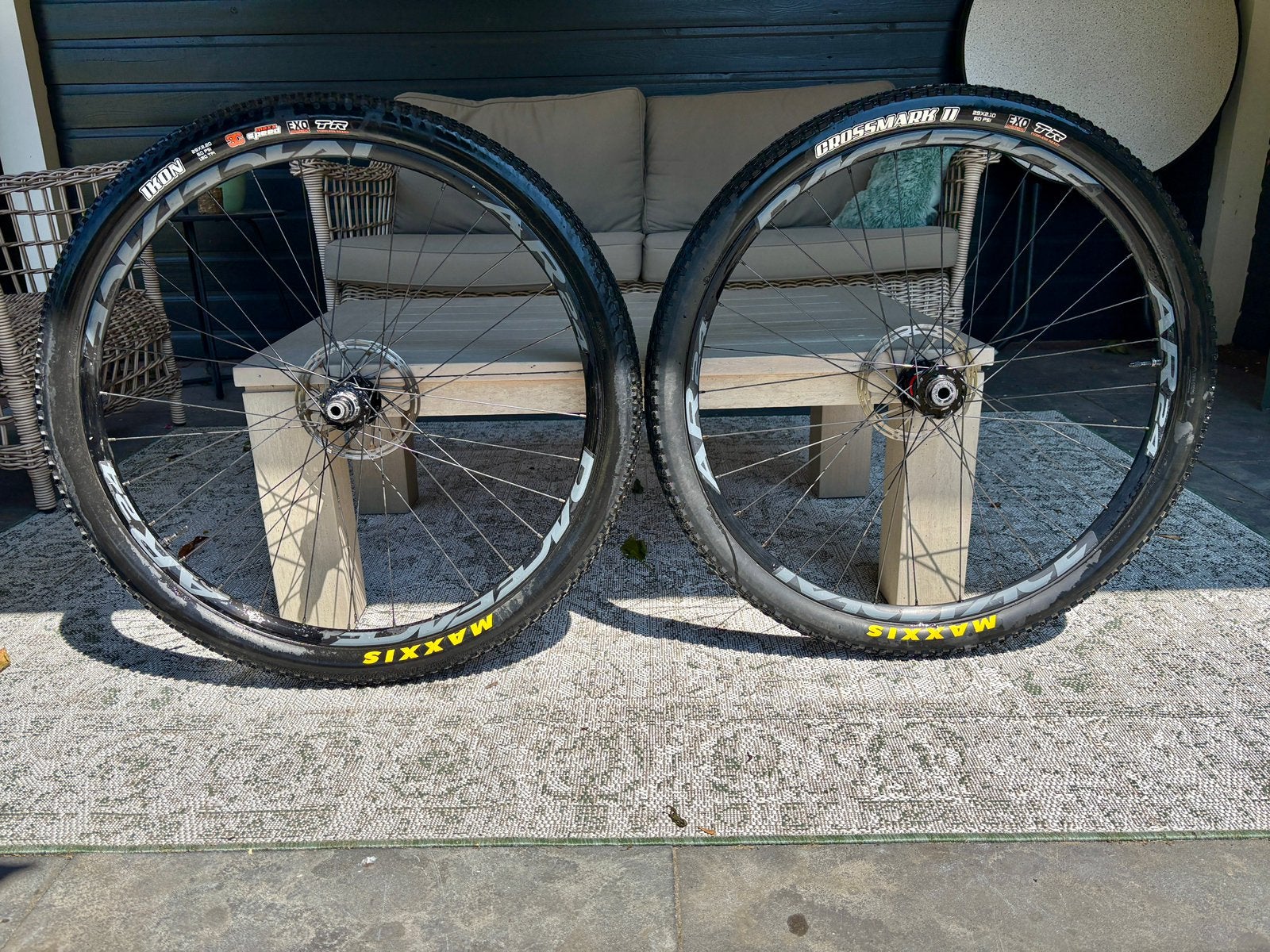 Raceface MTB Wielset 29”, Fietsen en Brommers, Fietsonderdelen, Gebruikt, Aluminium, Mountainbike, Ophalen
