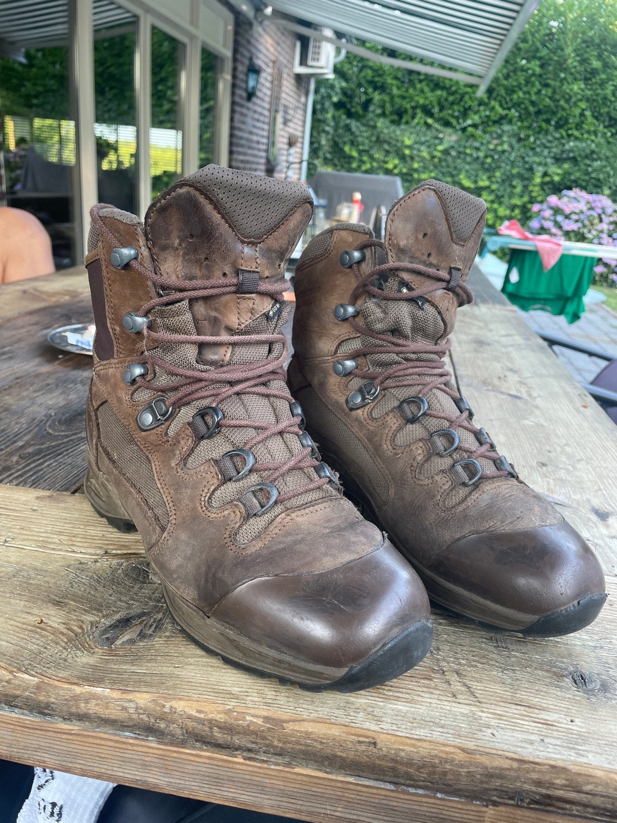 HAIX Gore-Tex Defensie Schoenen Maat 42 - Waterdicht, Kleding | Heren, Schoenen, Ophalen of Verzenden, Gedragen, Bruin, Wandelschoenen of Bergschoenen