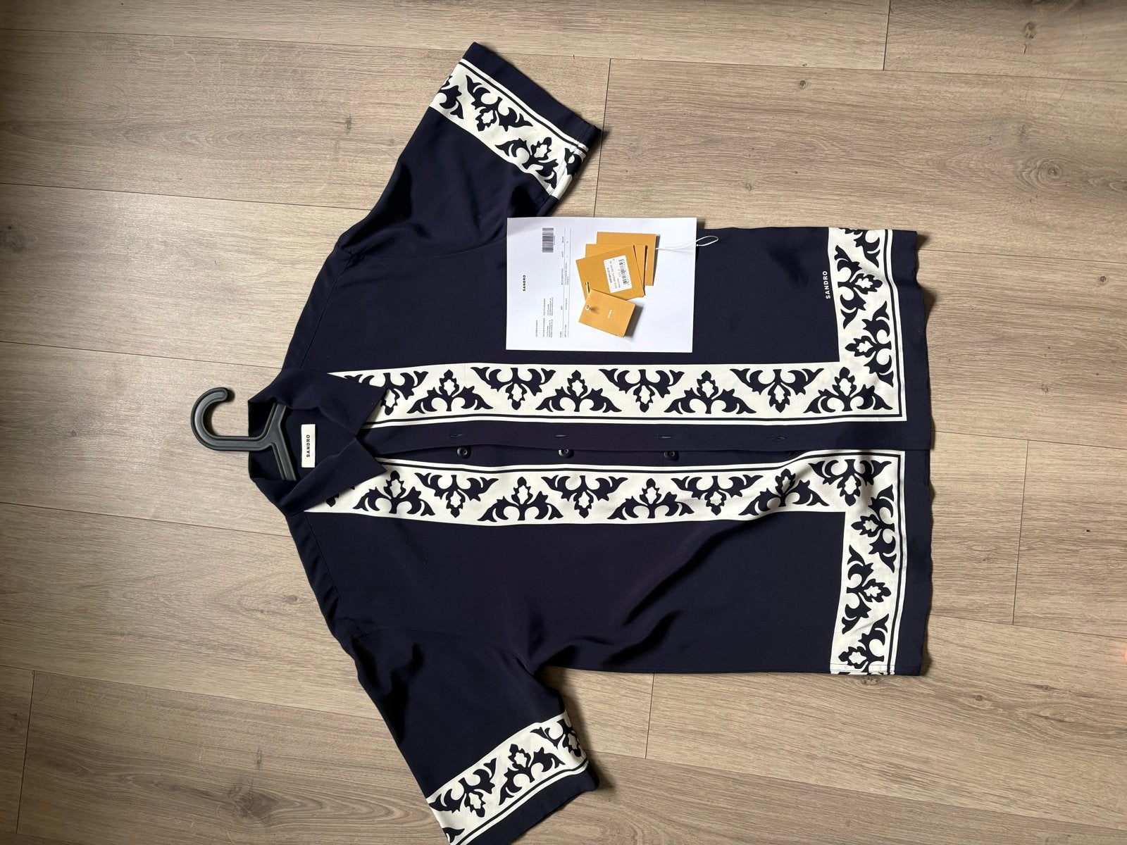 Sandro blouse maat s nieuw, Verzenden, Nieuw, Maat 36 (S), Blauw