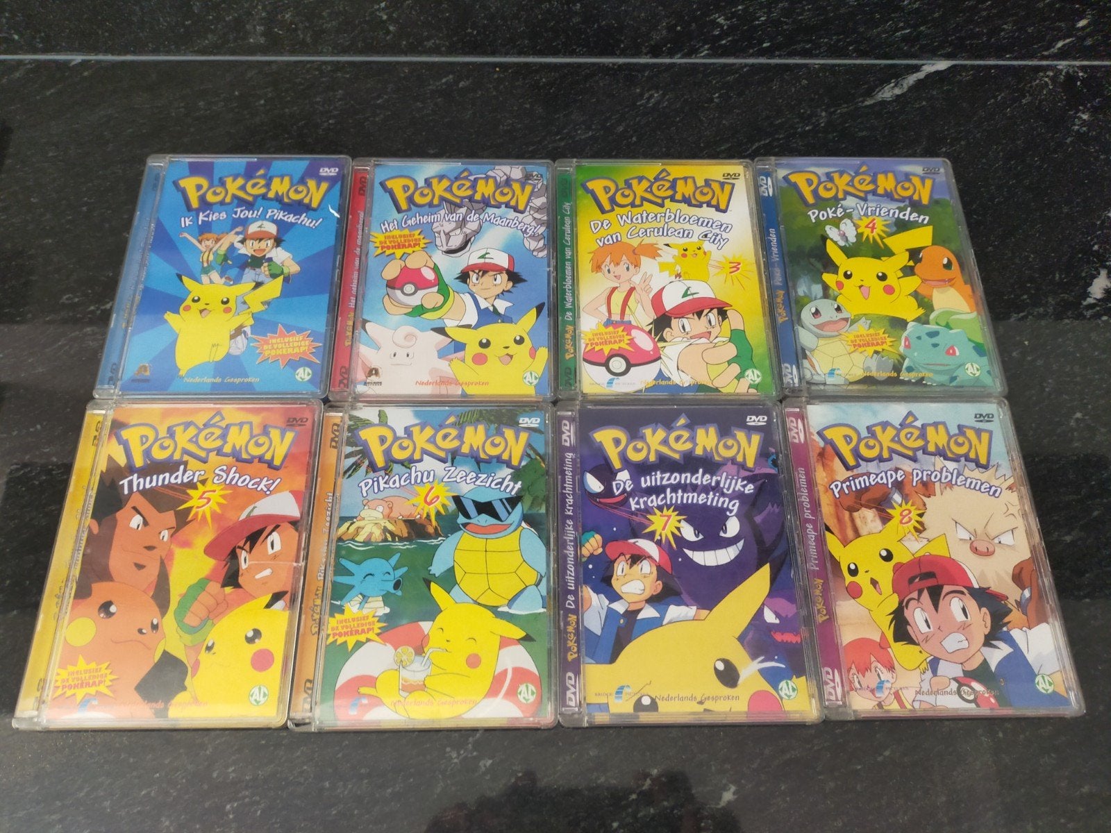 Complete Set Pokémon DVD's (2000) - Arcade Pictures, Ophalen of Verzenden, Zo goed als nieuw