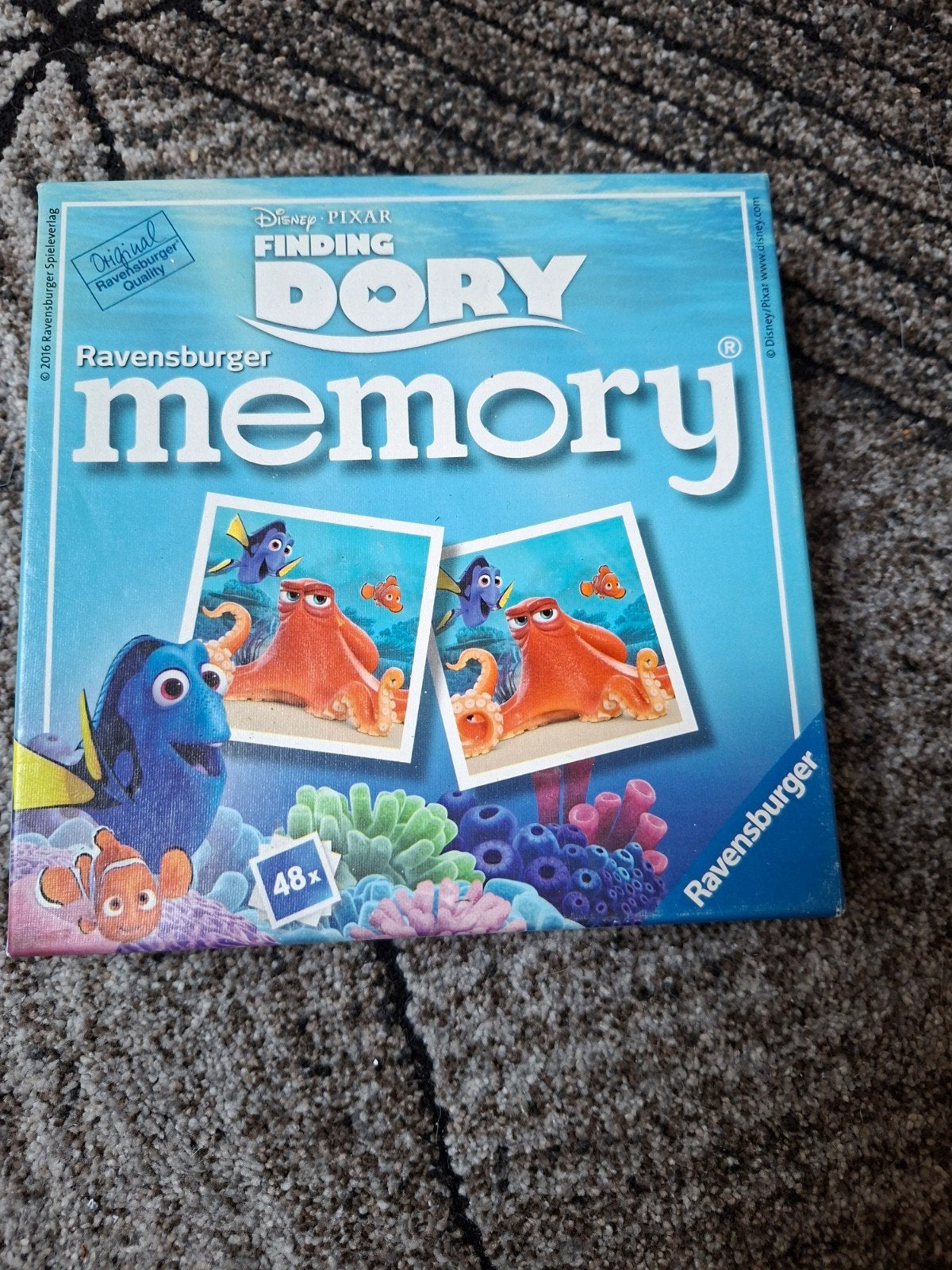 Finding Dory Memory spel van Ravensburger, Gebruikt, Ophalen of Verzenden, Reisspel, Drie of vier spelers