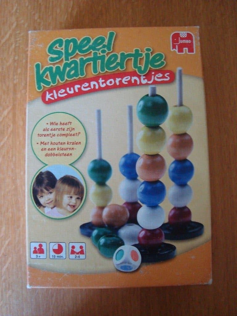Speelkwartiertje kleurentorentjes, Ophalen of Verzenden, Zo goed als nieuw