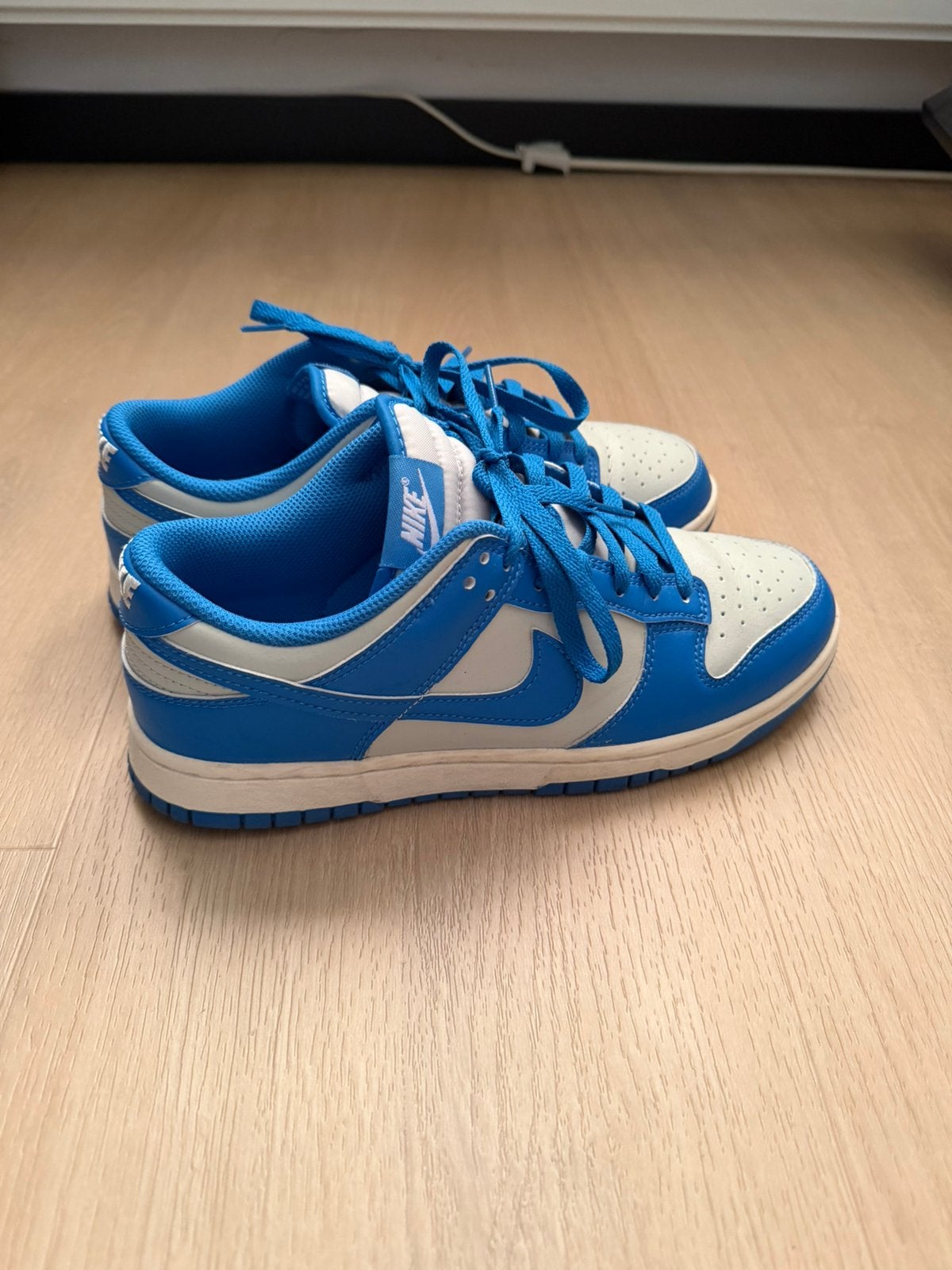 Nike Dunk Low maat 42, Blauw, Ophalen of Verzenden, Sneakers of Gympen, Zo goed als nieuw