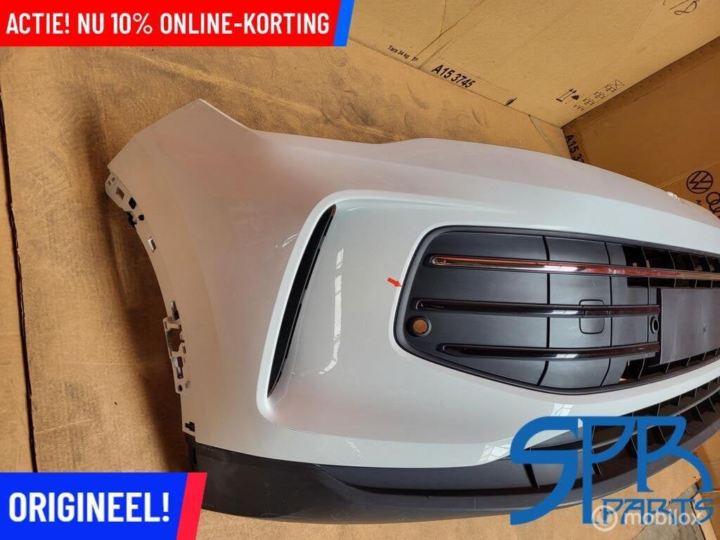 Vw TIGUAN 571 CT1 LIFE LC9A VOORBUMPER PURE WHITE BUMPER C9A, VOLKSWAGEN, Volkswagen, Nieuw, Ophalen of Verzenden
