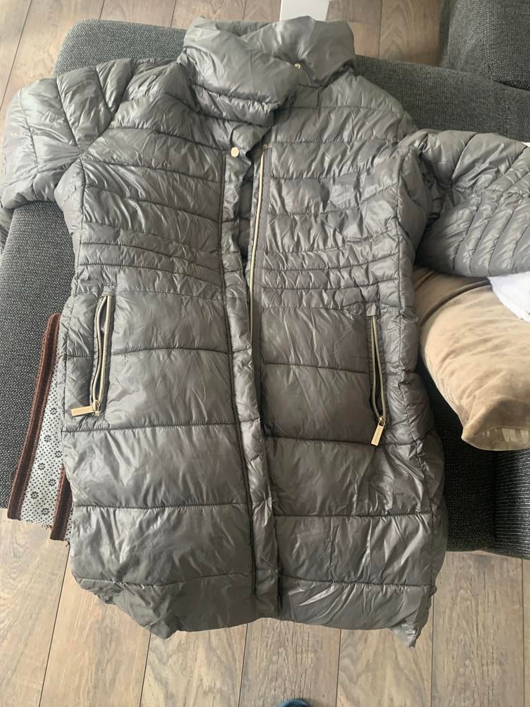 Michael Kors Ultra Lichtgewicht Jas - Maat 1X, Ophalen of Verzenden, Zo goed als nieuw, Maat 46/48 (XL) of groter, Grijs