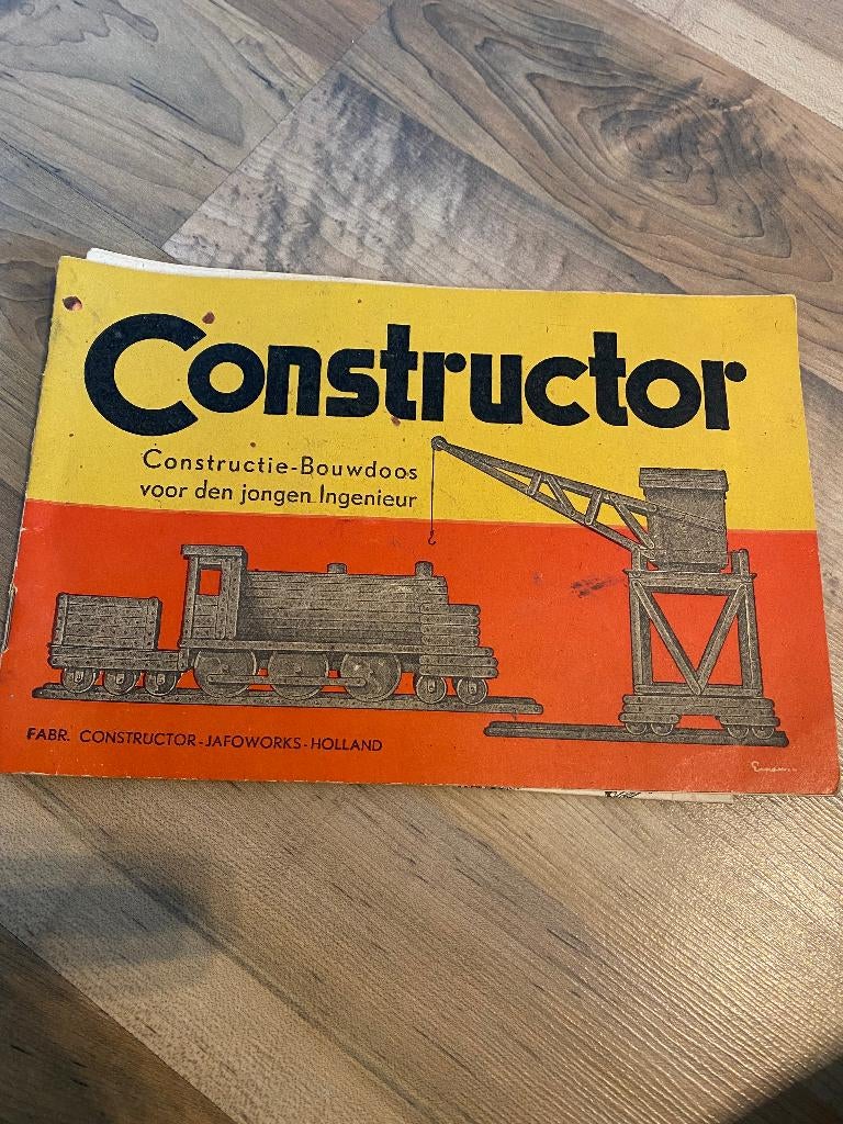 Constructor bouwdoos boekje.VERZENDEN MOGELIJK!!, Ophalen, Gelezen, Overige onderwerpen, Geschikt voor kinderen