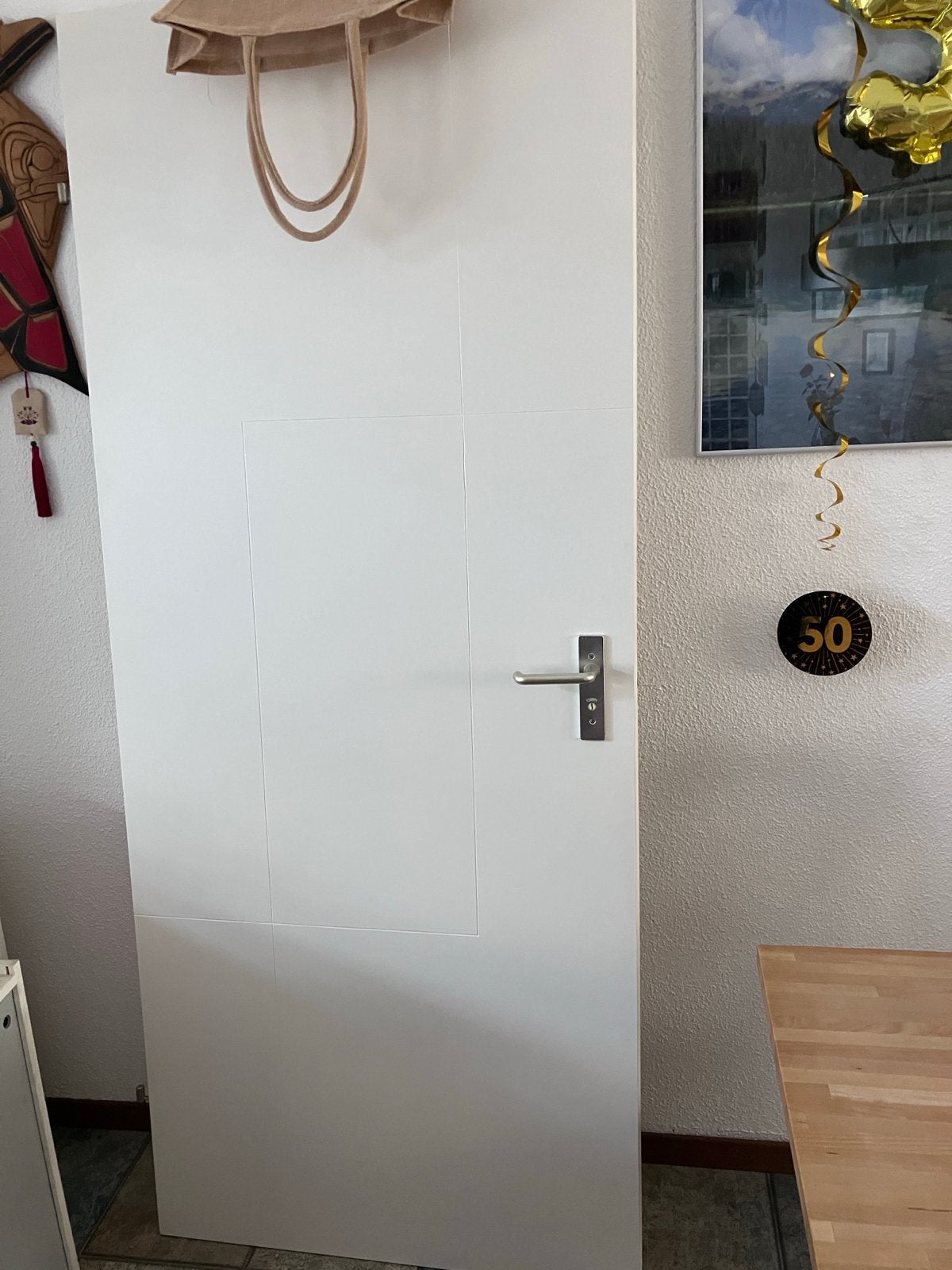 Interne deur met wc slot 83x201 cm - Gratis af te halen, Doe-het-zelf en Verbouw, Ophalen, Gebruikt, 80 tot 100 cm, Binnendeur