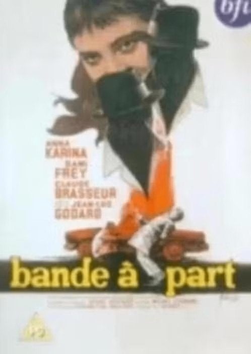 Bande à Part (1964) - film van Jean-Luc Godard (DVD), Alle leeftijden, Ophalen of Verzenden, Zo goed als nieuw, Overige gebieden