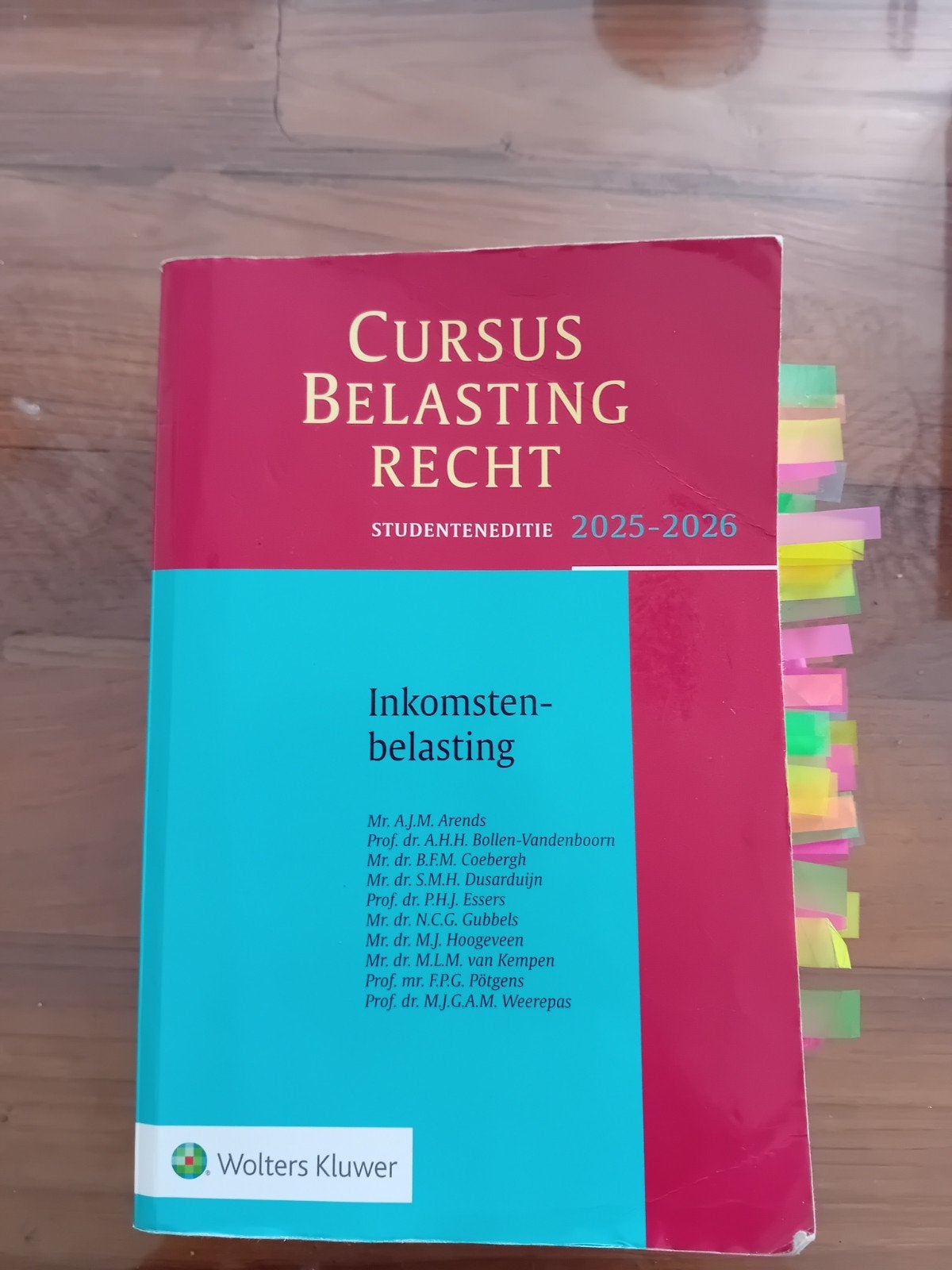 Cursus Belastingrecht: Inkomstenbelasting 2025-2026, Ophalen of Verzenden, Gamma, Mr. A.J.M. Arends e.a., WO