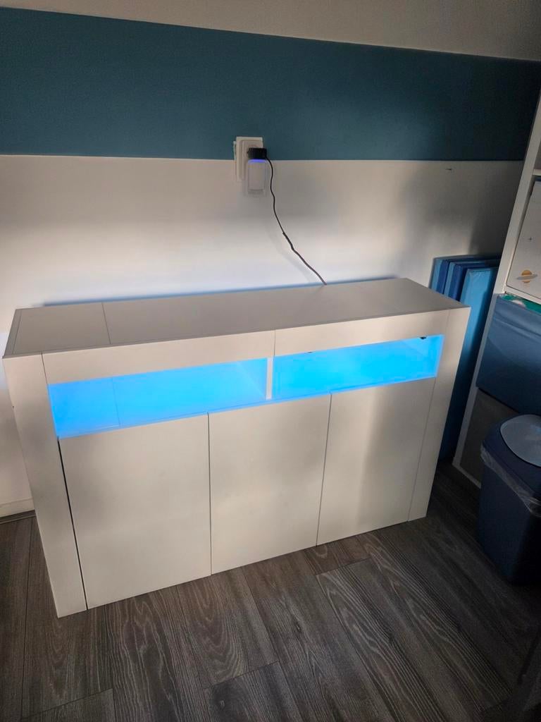 Smalle tv meubel met Led, Ophalen, 25 tot 50 cm, Minder dan 100 cm