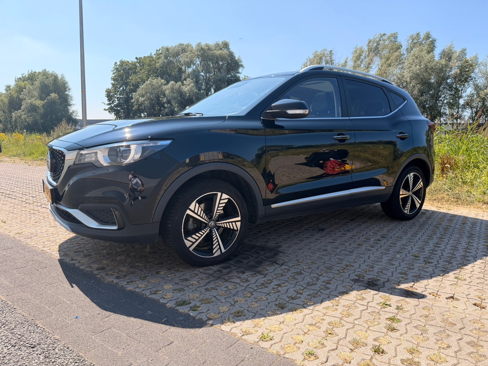 MG ZS Electric 143pk 2021 Zwart 75.000km, Auto's, MG, 38 min, ZS, 1507 kg, Zwart