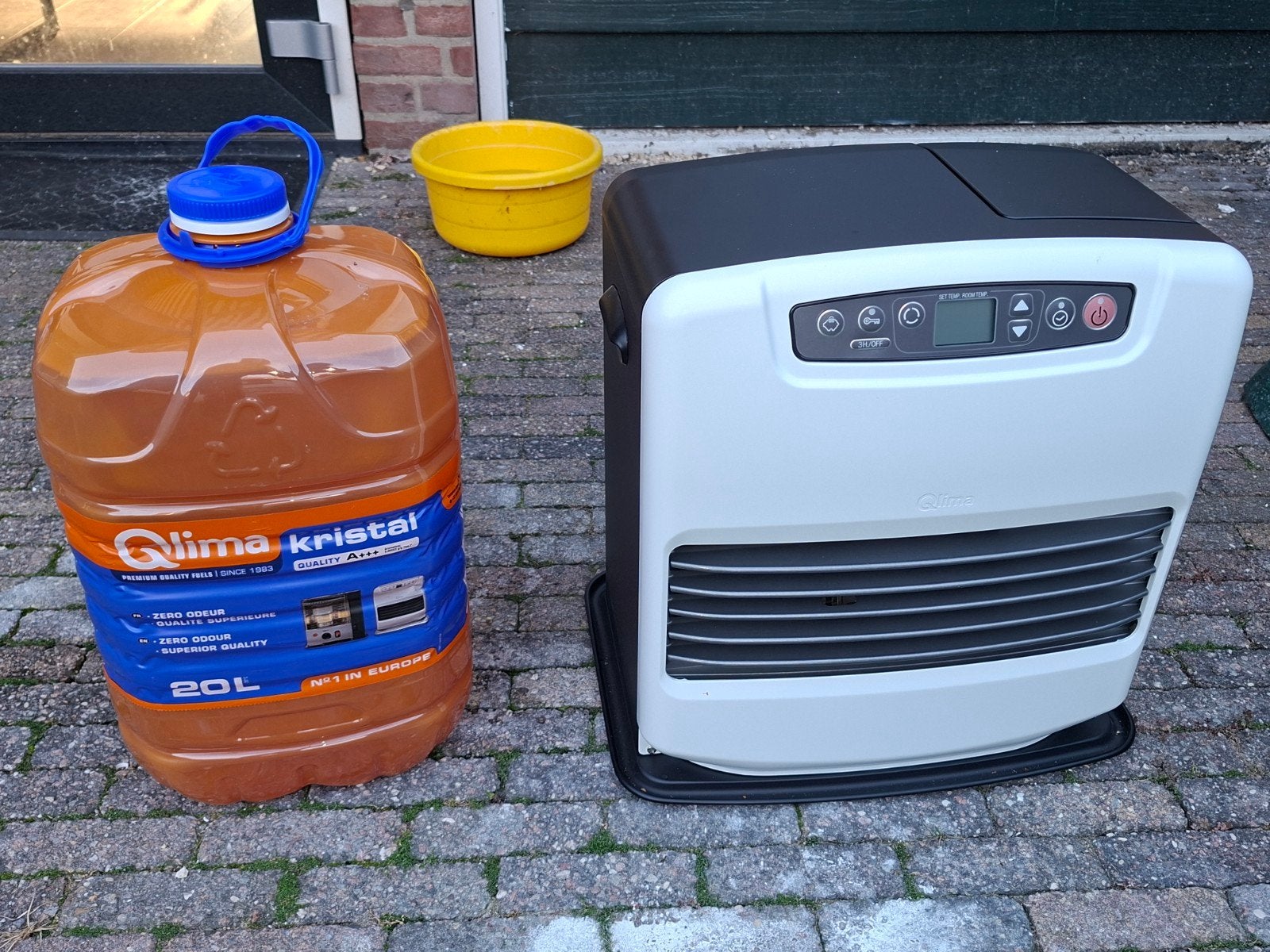 Qlima SRE 4035 C Petroleumkachel met 20L Kristal brandstof, Ophalen, Overige brandstoffen, Nieuw, Petroleumkachel