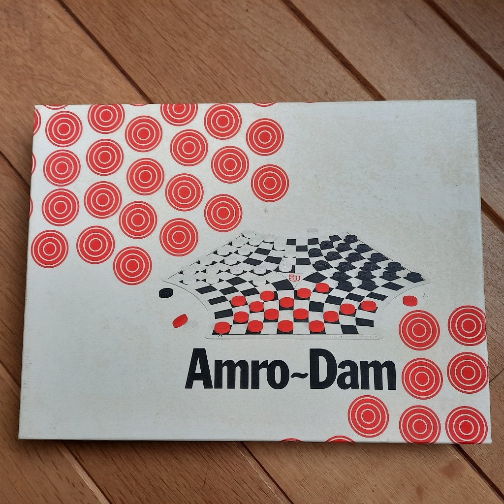 AMRO-dam / Damspel voor drie / uit 1979, Ophalen of Verzenden