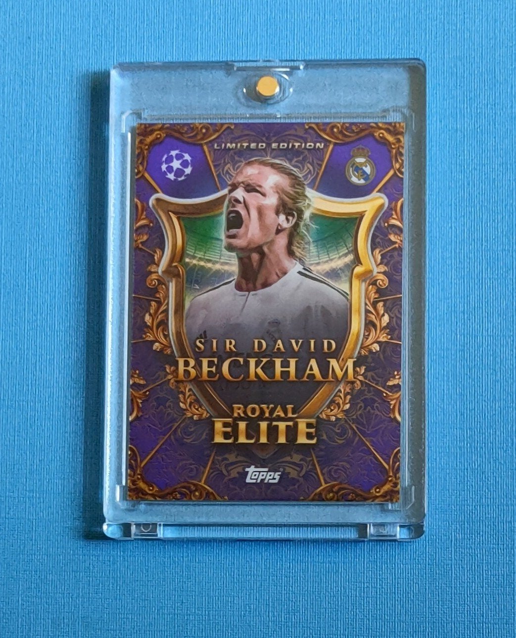 David Beckham Royal Elite... Match Attax 2025-26 Extra, Ophalen of Verzenden, Zo goed als nieuw, Buitenlandse clubs, Spelerskaart