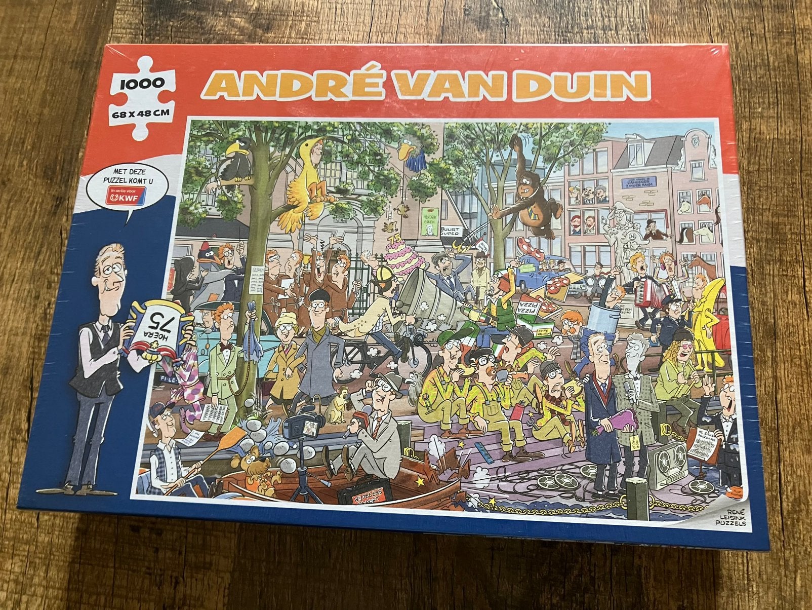 Puzzel André van Duin. 1000 stukjes. Nieuw geseald, Ophalen of Verzenden, 500 t/m 1500 stukjes, Zo goed als nieuw