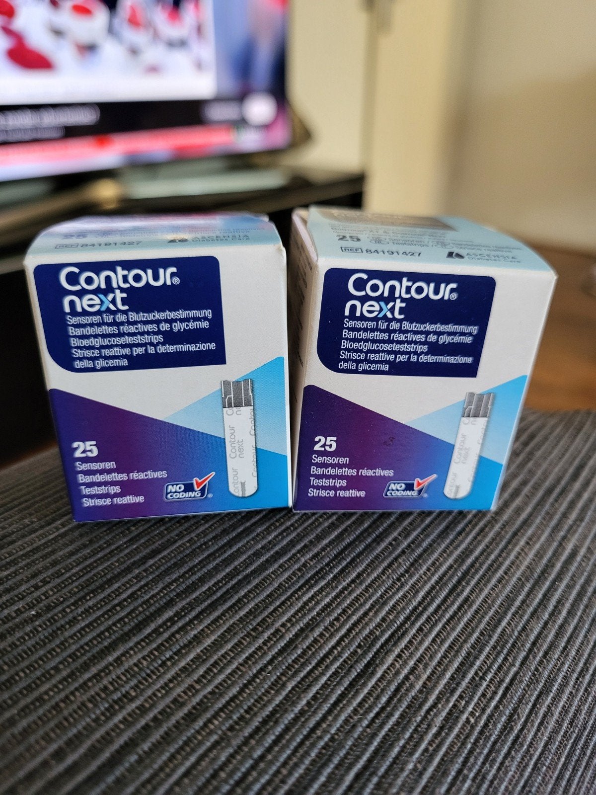 Contour next glucose test strips, Ophalen