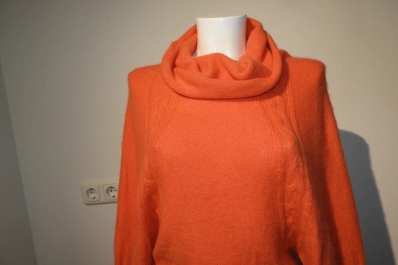 Blugirl folies super zachte baggy trui merk steentjes S/M, Verzenden, Oranje, Zo goed als nieuw, Blugirl Folies