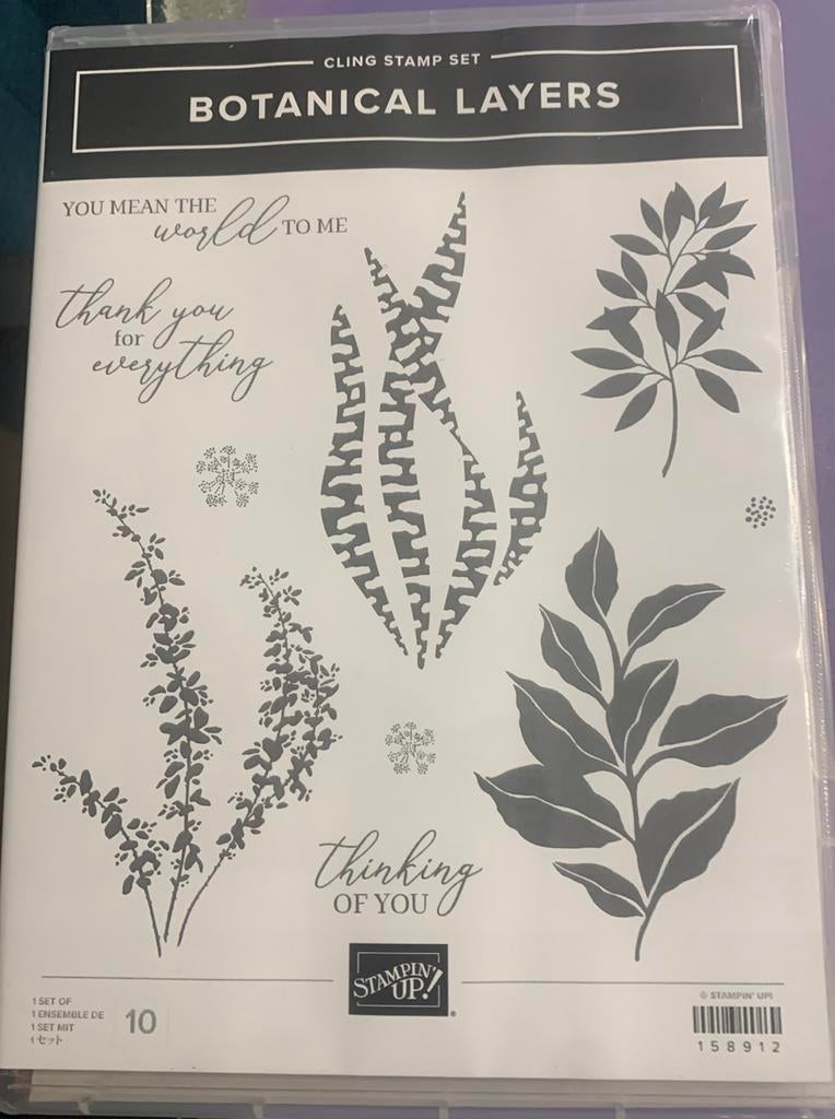 Botanical Layers Stempelset Stampin Up NIEUW, Ophalen of Verzenden, Nieuw, Overige typen