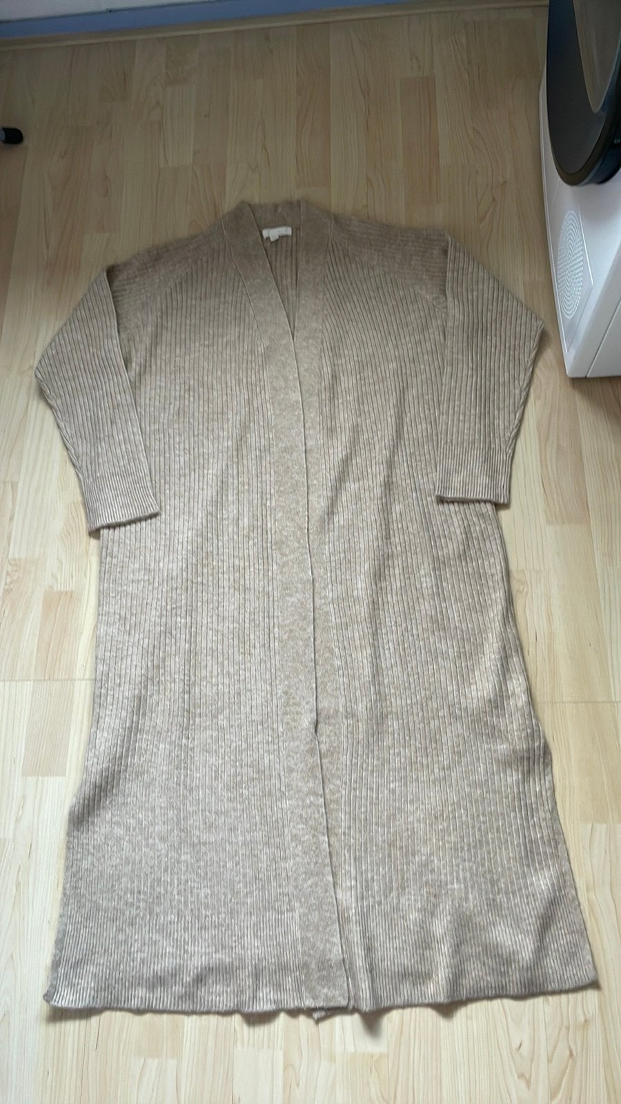 Nieuw crème oversized lang vest maat S H&M, Ophalen of Verzenden, Nieuw