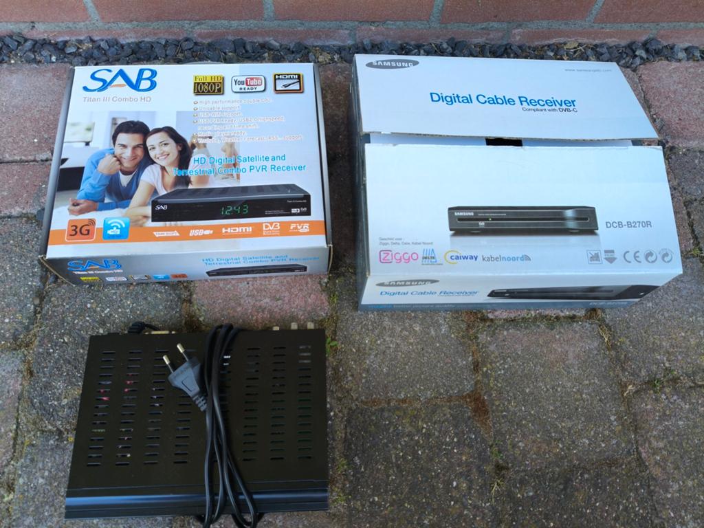 Verschillende digitale tv ontvangers, Ophalen